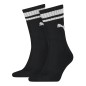 LOT DE 2 PAIRES DE CHAUSSETTES HAUTES NOIRES ET BLANCHES 100000950 - PUMA LOT DE 2 PAIRES DE CHAUSSETTES HAUTES NOIRES ET BLANCHES 100000950 - PUMA