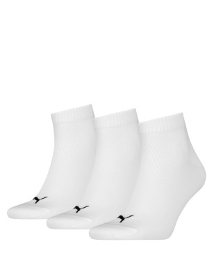 LOT DE 3 PAIRES DE CHAUSSETTES QUARTER  BLANCHES 701230337  - PUMA