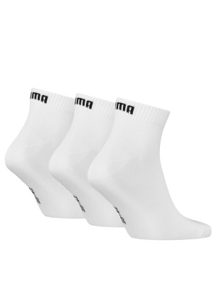 LOT DE 3 PAIRES DE CHAUSSETTES QUARTER  BLANCHES 701230337  - PUMA