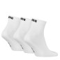 LOT DE 3 PAIRES DE CHAUSSETTES QUARTER  BLANCHES 701230337  - PUMA