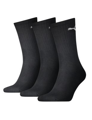 LOT DE 3 PAIRES DE CHAUSSETTES HAUTES NOIRES 7312200 - PUMA