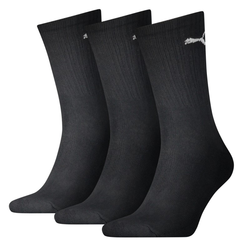 LOT DE 3 PAIRES DE CHAUSSETTES HAUTES NOIRES 7312200 - PUMA