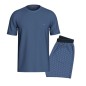 PYJAMA COURT NOEUD EN COTON BLEU EP1511H8100-BLJ93 - EDEN PARK