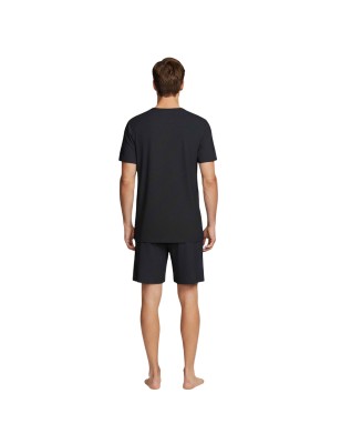 PYJAMA COURT EN COTON NOIR EP1512H7600-NB039 - EDEN PARK