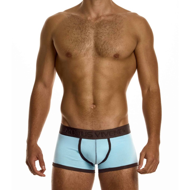 BOXER DYNAMIC BLEU CIEL ET MARRON - MODUS VIVENDI BOXER DYNAMIC BLEU CIEL ET MARRON - MODUS VIVENDI