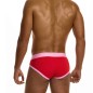 SLIP CLASSIQUE DYNAMIC ROUGE ET ROSE - MODUS VIVENDI SLIP CLASSIQUE DYNAMIC ROUGE ET ROSE - MODUS VIVENDI