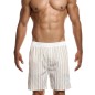 SHORT DE BAIN BRETON WOVEN À RAYURES BLANC ET BEIGE SW1123 - MODUS VIVENDI SHORT DE BAIN BRETON WOVEN À RAYURES BLANC ET BEIGE SW1123 - MODUS VIVENDI