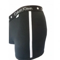 CK- COFFRET 2 BOXERS COTON NOIR ET BLANC ARGENTES U8945A-3BS