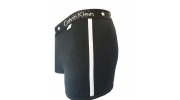CK- COFFRET 2 BOXERS COTON NOIR ET BLANC ARGENTES U8945A-3BS