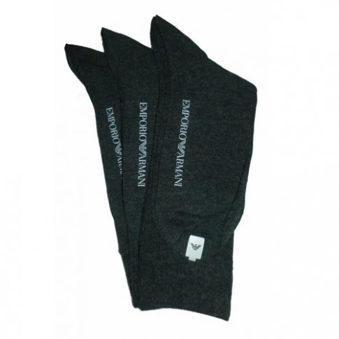 ARMANI CHAUSSETTES GRISE PACK DE 3
