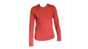 CKJ – T-SHIRT MANCHE LONGUE ROUGE COL ROND  CMP13R
