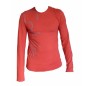 CKJ – T-SHIRT MANCHE LONGUE ROUGE COL ROND  CMP13R