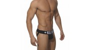 ES UN033 JOCK STRAP STUDDED RAYE PUSH UP NOIR