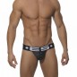 ES UN033 JOCK STRAP STUDDED RAYE PUSH UP NOIR