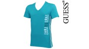 GUESS - T-SHIRT TURQUOISE STAZ UC7U2A