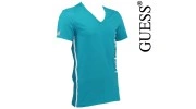 GUESS - T-SHIRT TURQUOISE STAZ UC7U2A