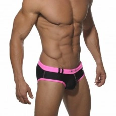ES COLLECTION - SLIP DE BAIN SAMOA 1320 – NOIR
