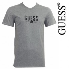 GUESS - T-SHIRT GRIS CHINE RAY UE7U2A