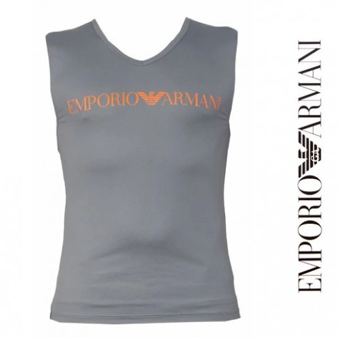 DEBARDEUR MICROFIBRE EMPORIO ARMANI GRIS 211108 3P401 DEBARDEUR MICROFIBRE EMPORIO ARMANI GRIS 211108 3P401