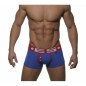 ES UN008 BOXER MODAL OPEN FLY BLEU/ROUGE