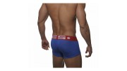 ES UN008 BOXER MODAL OPEN FLY BLEU/ROUGE
