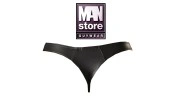 STRING NOIR POLYESTER POPPER STRING M104 - MANSTORE