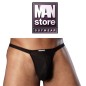 STRING NOIR BUNGEE EN TULLE FIN M101 - MANSTORE