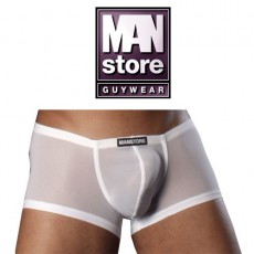 MANSTORE M101 BUNGEE PANTS BLANC