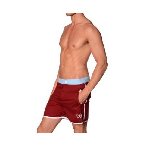 SHORT DE BAIN 7220 PALISADES BORDEAU CHRISTIAN ANDREW