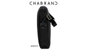 CHABRAND –  BESACE LIGNE LUXOR NOIRE EN TOILE ET EN CUIR 66872-1