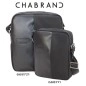 CHABRAND –  BESACE LIGNE LUXOR NOIRE EN TOILE ET EN CUIR 66872-1
