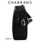 CHABRAND –  GRANDE BESACE LUXOR NOIRE EN TOILE ET EN CUIR 