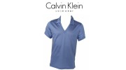 CK SWIMWEAR - T-SHIRT COL POLO EN V VIOLET 58233Z3-146