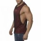 ES TS041  DEBARDEUR  MESH COMBI LOW RIDER ROUGE