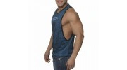 ES TS041  DEBARDEUR  MESH COMBI LOW RIDER BLEU SURF