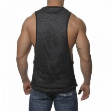 ES TS041  DEBARDEUR  MESH COMBI LOW RIDER NOIR
