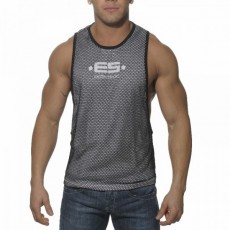 ES TS041  DEBARDEUR  MESH COMBI LOW RIDER GRIS