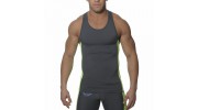 ES SP019  DEBARDEUR SPORT TANK TOP GRIS/VERT