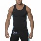 ES SP019  DEBARDEUR SPORT TANK TOP NOIR/TURQUOISE