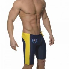 ES SP020  SHORT RUNNING SPORT  NAVY/JAUNE