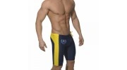 ES SP020  SHORT RUNNING SPORT  NAVY/JAUNE
