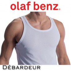 OLAF BENZ - DEBARDEUR RED1313 SPORTSHIRT BLANC