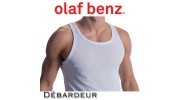 OLAF BENZ - DEBARDEUR RED1313 SPORTSHIRT BLANC