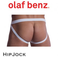 OLAF BENZ - JOCKSTRAP RED1313 HIPJOCK BLANC