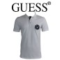 GUESS - POLO BLANC LOGO ROND