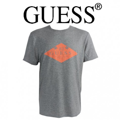 GUESS - T-SHIRT GRIS CHINE ORIGINAL