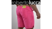 ROBERTO LUCCA - SHORT DE BAIN EFFET JEANS RL1310 MILANO ROSE