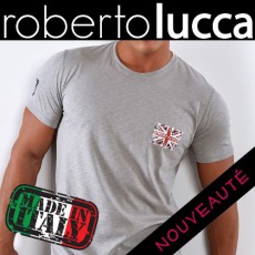 ROBERTO LUCCA - T SHIRT LUCAS GRIS