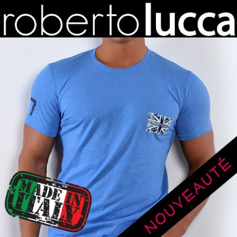 ROBERTO LUCCA - T SHIRT LUCAS BLEU ZUCHERRO