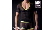 MANSTORE M307 V-NECK NOIR